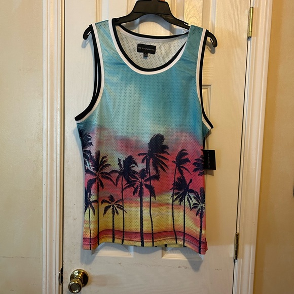 No Boundaries NWT π·οΈ Menβs π±πΌββοΈ Perforated Mesh Tank Top π½ Sz XS - Picture 2 of 6